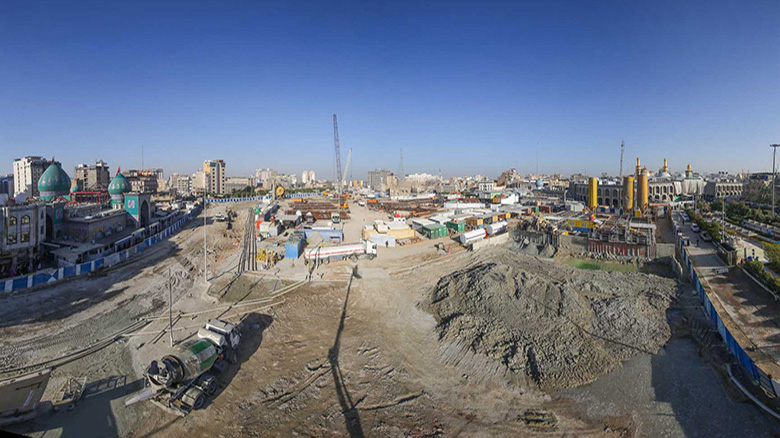 كربلاء:تعرف على ما يجري في صحن العقيلة زينب وكيف سيرتبط بالصحن الحسيني الشريف