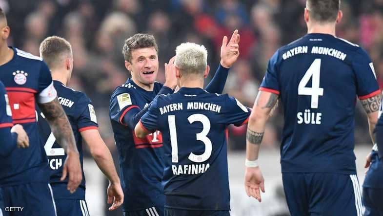 بالفيديو.. هدف مولر المتأخر يمنح بايرن الفوز في شتوتغارت