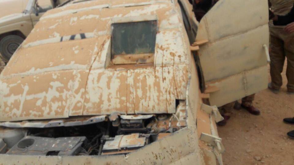 بالصور:السيطرة على عجلة مفخخة قرب القائم