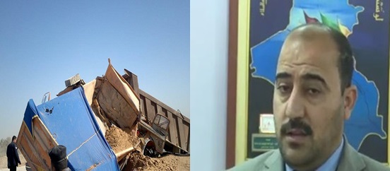 كربلاء:قضاء عين التمر يشكو من طريق الموت ويدعو وزارة البلديات لانقاذه