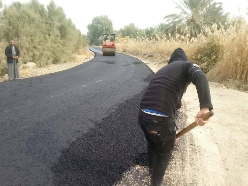 وزارة الاعمار والاسكان تنجز اعمال الصيانة لجزء من طريق العبودة والشريفات بمحافظة كربلاء بمبلغ تجاوز 300 مليون دينار