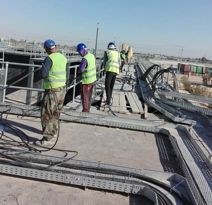 بالصور:وزارة الاعمار والاسكان والبلديات والاشغال العامة تستأنف العمل في مشروع وحدة المعالجة م 2 / في محافظة كربلاء المقدسة