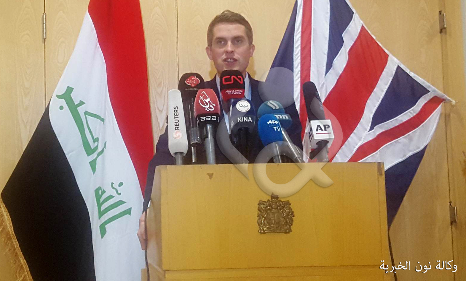 وزير الدفاع البريطاني: الجيش العراقي جيش حقيقي وتطويره سيكون له تأثير كبير على امم عديدة