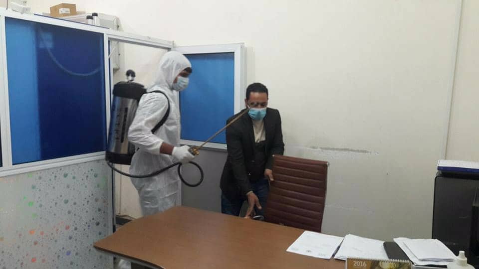 بالصور:تسجيل 28 اصابة بالنكاف لدى طلبة كلية طب الاسنان في النجف نتيجة الاهمال والتقصير