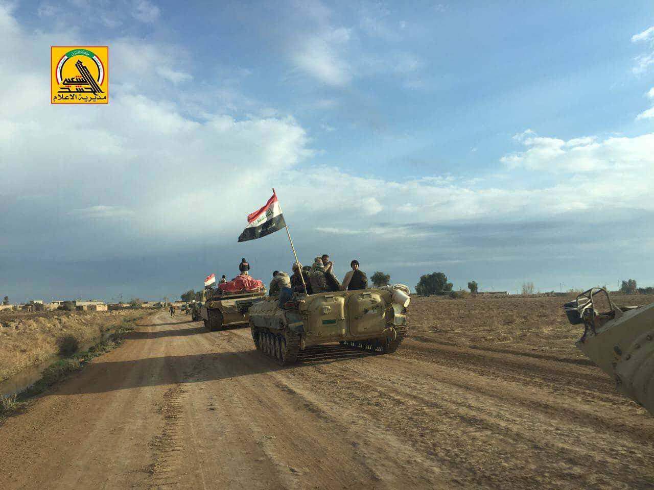 الحشد يقتل داعشيا ويسيطر على اسلحة للتنظيم بعملية تعقب لهم بين ديالى وصلاح الدين