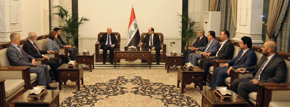 المالكي يؤكد للوفد الكردي اهمية انهاء المشاكل العالقة بين بغداد واربيل