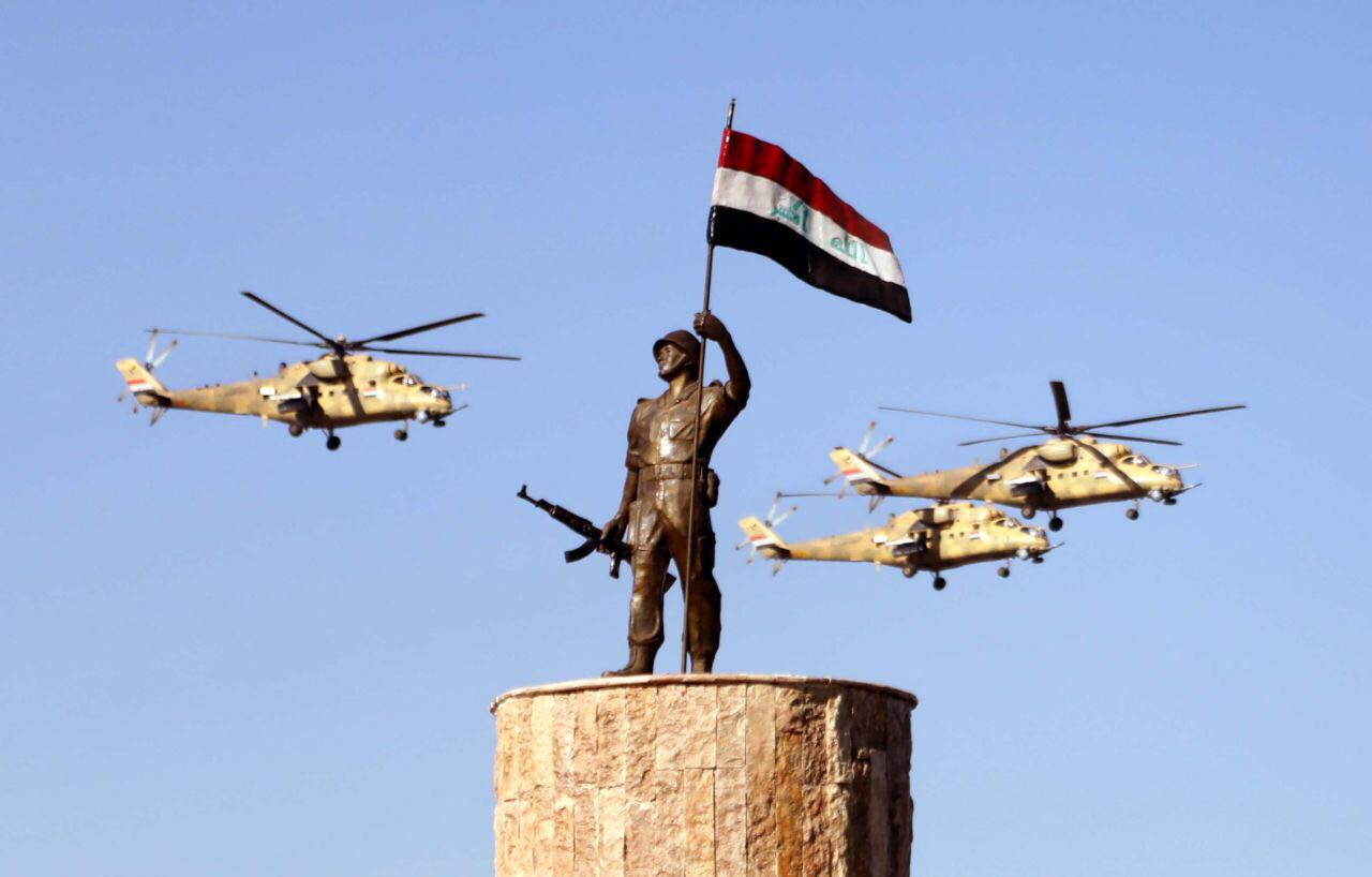 العبادي بعيد الجيش: مستمرون بالمضي في بناء جيش يدافع عن ارضه وجميع مواطنيه