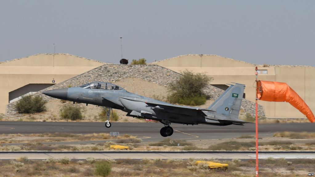 سقوط مقاتلة سعودية في اليمن