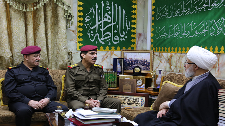 قيادات امنية رفيعة المستوى تلتقي بالشيخ الكربلائي تؤكد اننا قادرون على القضاء على الارهاب بشكل نهائي