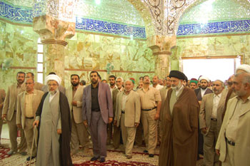 الكربلائي يدعو المسؤولين لتظافر الجهود من اجل توسعة الحرمين المقدسين في كربلاء