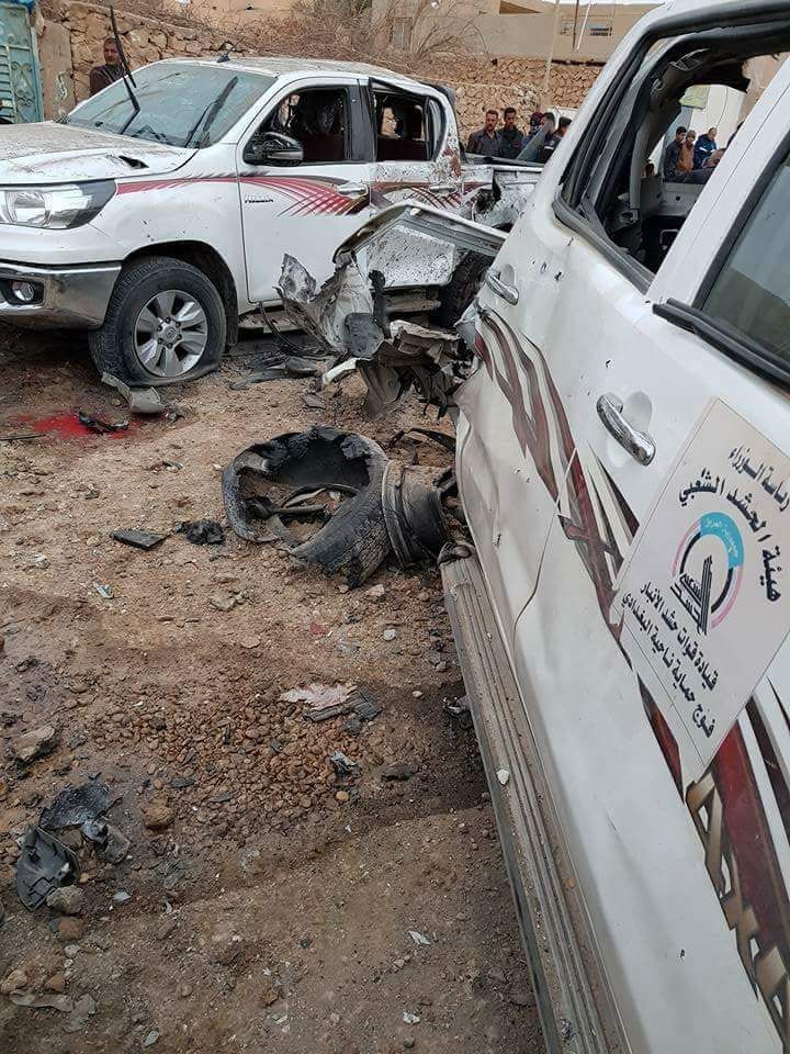 قيادي بالحشد الشعبي :تدخل القوات الامريكية في قواطع مسؤولية القوات الامنية العراقية وراء عملية البغدادي الدامية