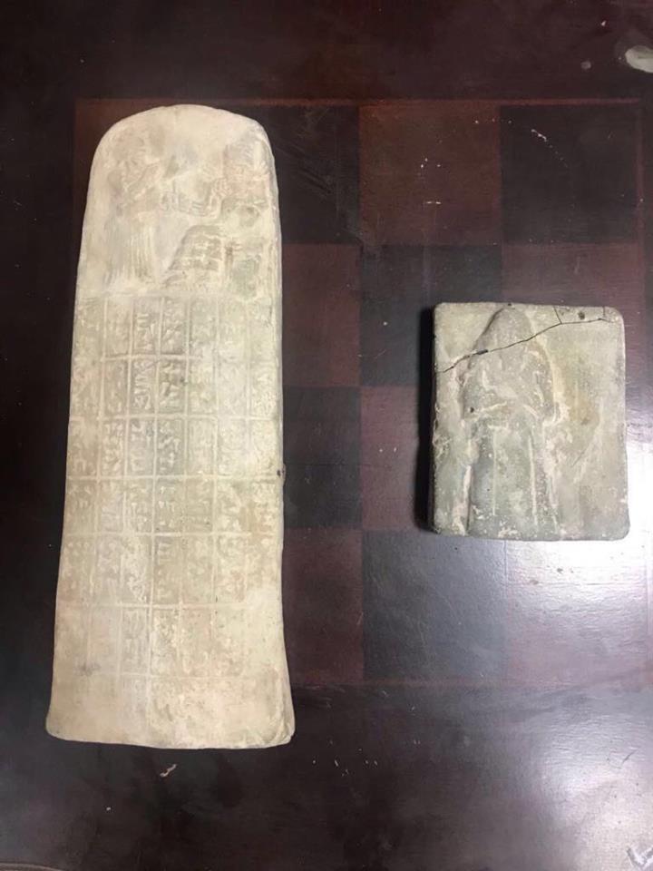 الداخلية :ضبطنا قطعتين اثريتين كانتا معدتين للتهريب