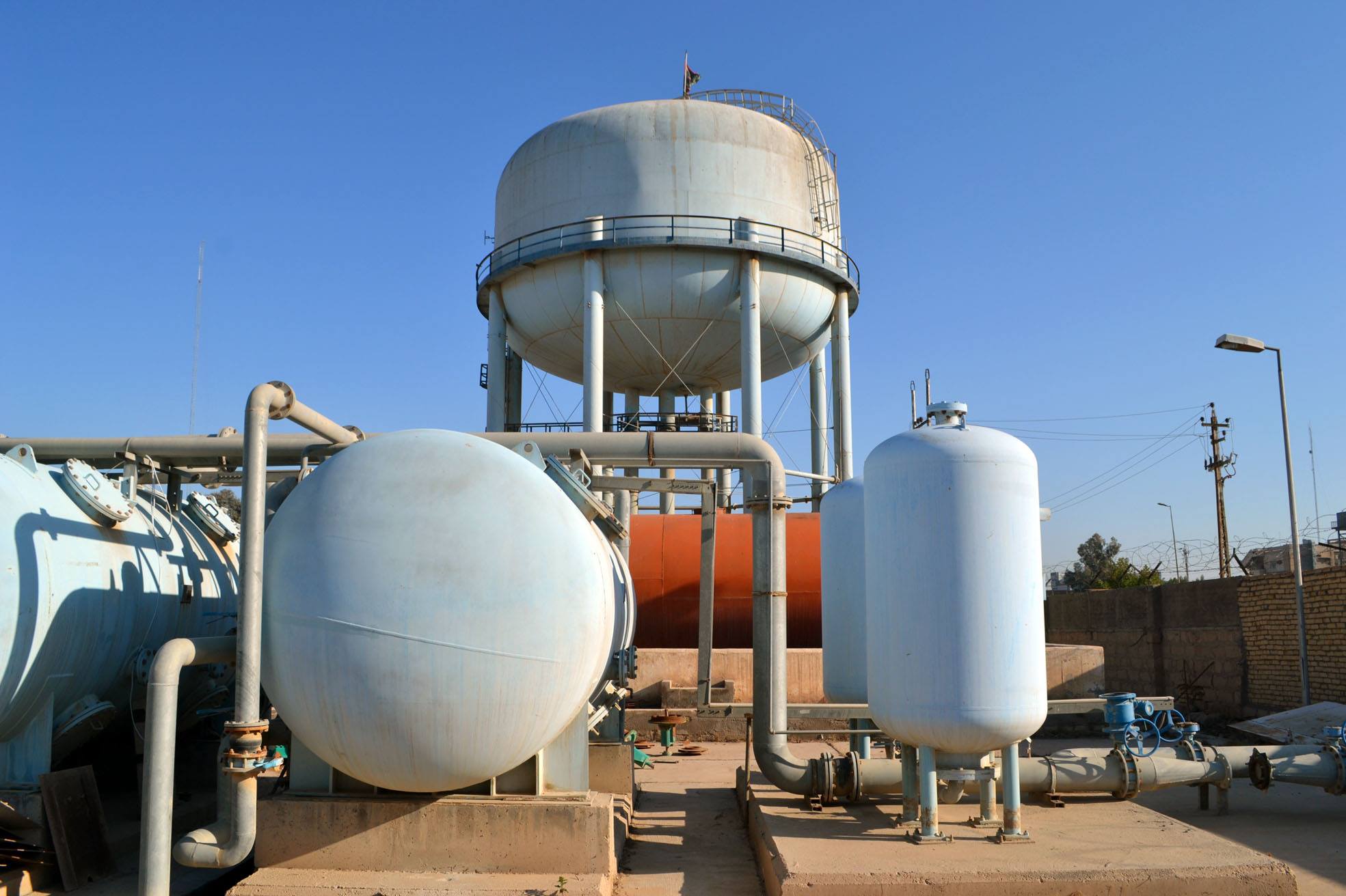 كربلاء:صيانة و تأهيل مجموعة الفلاتر في مشروع حي الحسين