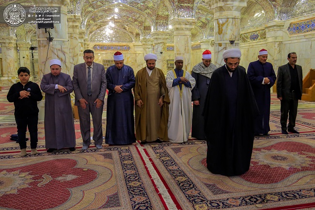 وفد مصري من علماء الازهر يزور النجف الاشرف:فتوى السيستاني أنقذت الكثير من العواصم العربية