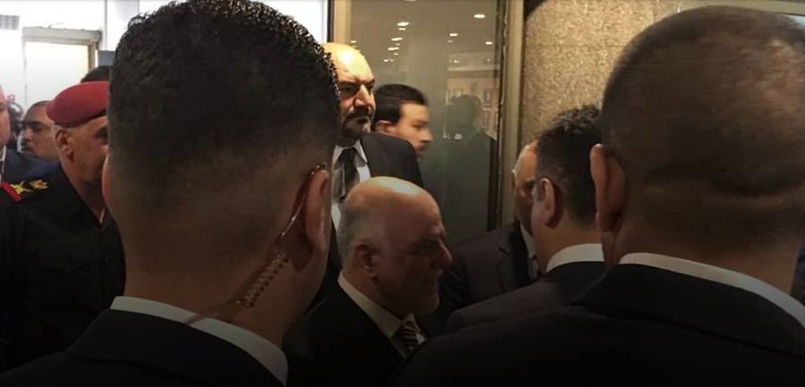 العبادي يصل البرلمان  سبقها انتشار امني من حمايته حول مبنى البرلمان