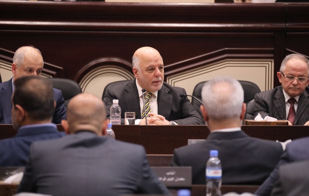 العبادي يعلن من البرلمان تجاوز العراق ازمته المالية