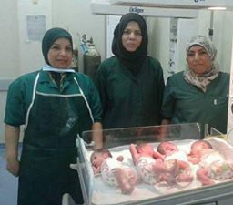 مستشفى البصرة للنسائية تشهد ولادة اربعة توأم لفتاة لم تتجاوز عمرها العشرين