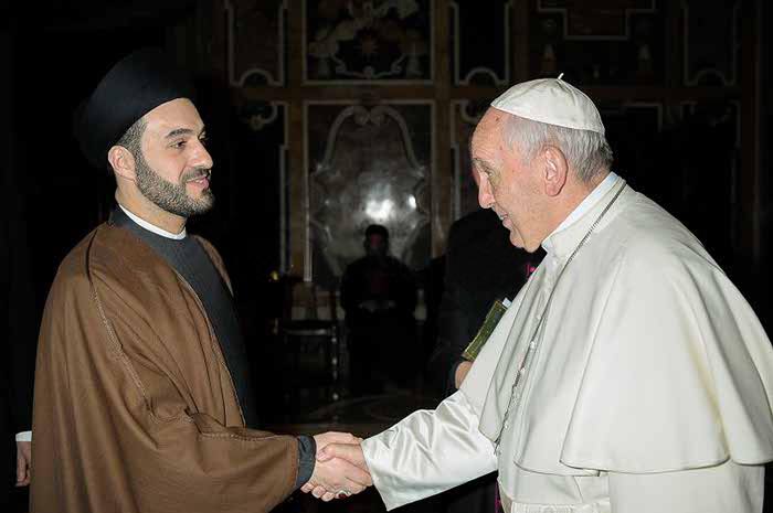 السيد الخوئي يدعو في مؤتمر دولي الى عدم إستغلال الدين والمقدسات في الصراعات السياسية