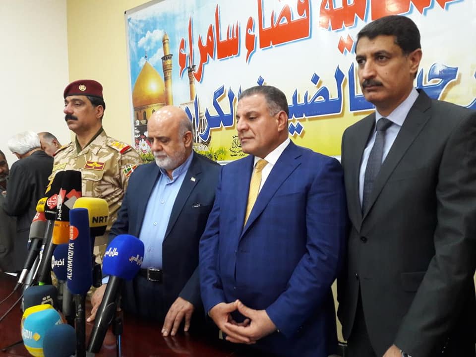 محافظ صلاح الدين للسفير الايراني: لدينا رغبة بتكثيف الزيارات الدينية وبناء الفنادق والمطاعم في سامراء