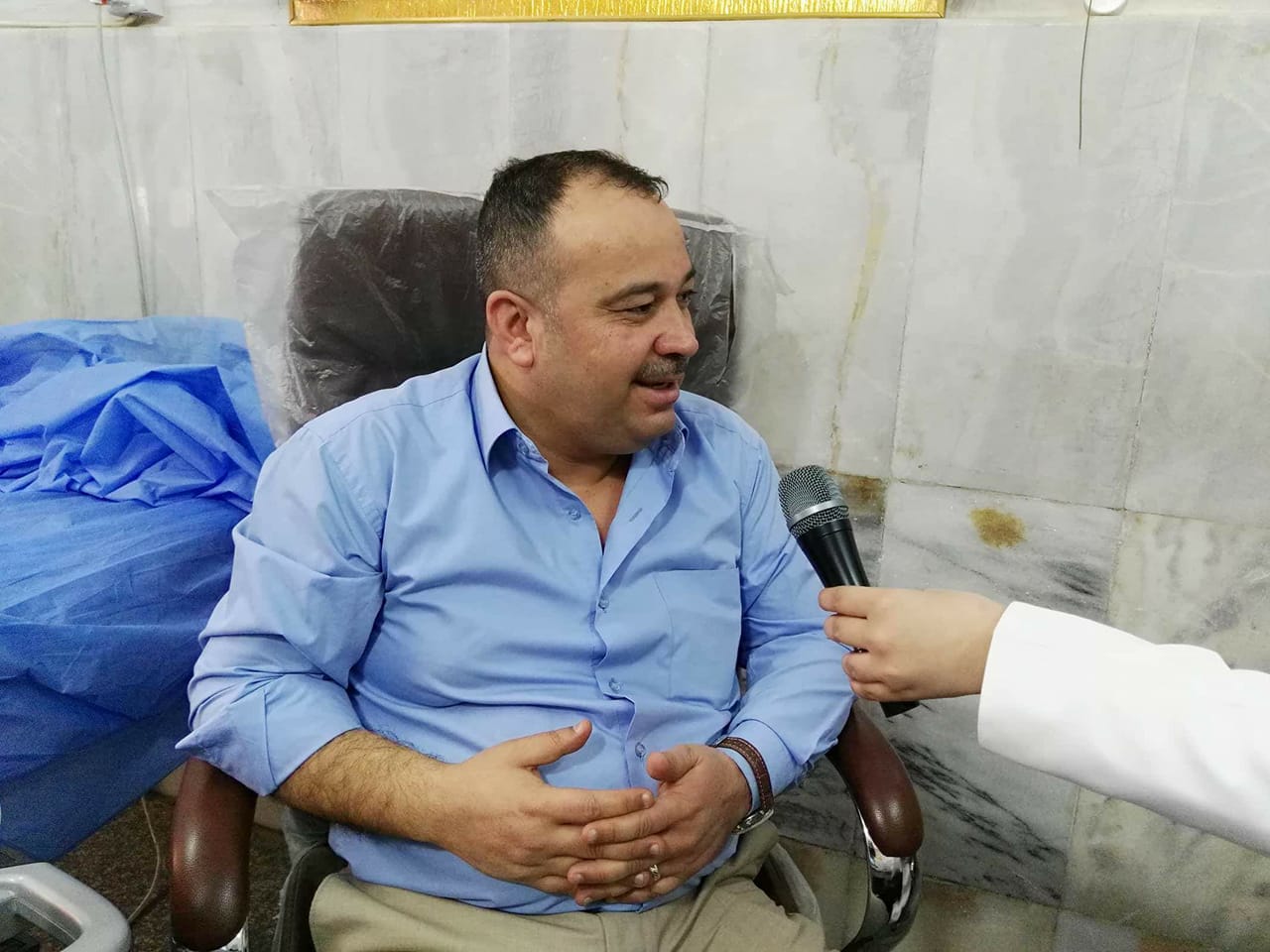 نجاح أول عملية قسطرة علاجية في مركز كربلاء لأمراض وجراحة القلب لغلق فتحة ولادية بين الأُذينين لمريض من أهالي الكوت بعمر ( 12) عاماً