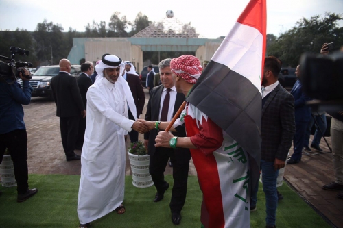 عاجل :رئيس الاتحاد القطري والوفد المرافق له يصلان الى مقر اتحاد الكرة في بغداد