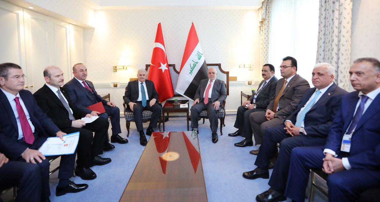 العبادي يبحث مع نظيره التركي مشكلة "النقص الحاد" في الموارد المائية