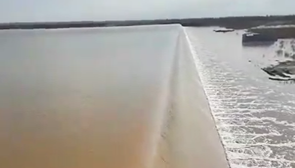 بالفيديو.. سد كلال بدرة في محافظة واسط