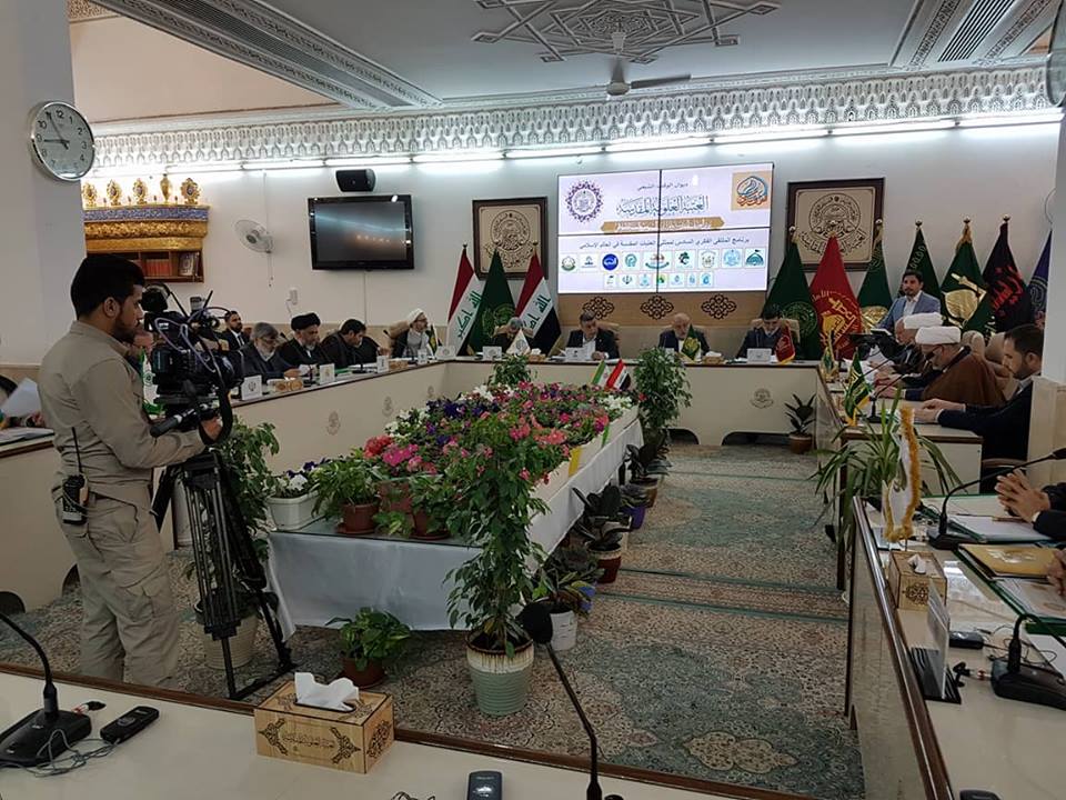 انطلاق اعمال الملتقى الفكري السادس لممثلي العتبات المقدسة في العالم الإسلامي في رحاب مرقد امير المؤمنين (ع)