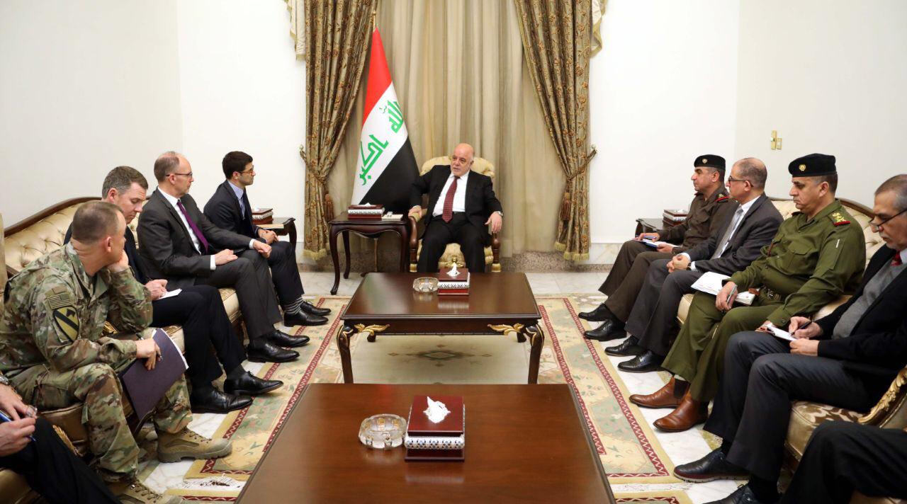 العبادي لمسؤول امريكي: يجب انهاء النزاعات في المنطقة