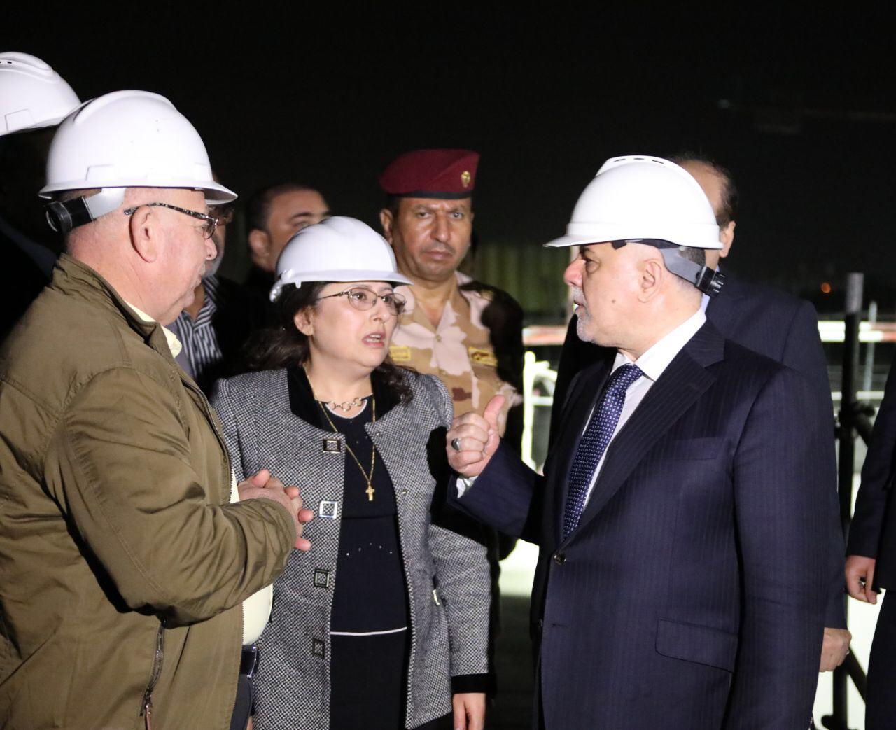 بالصور..  العبادي يوجه بالاسراع في تنفيذ مشروع ماء البصرة