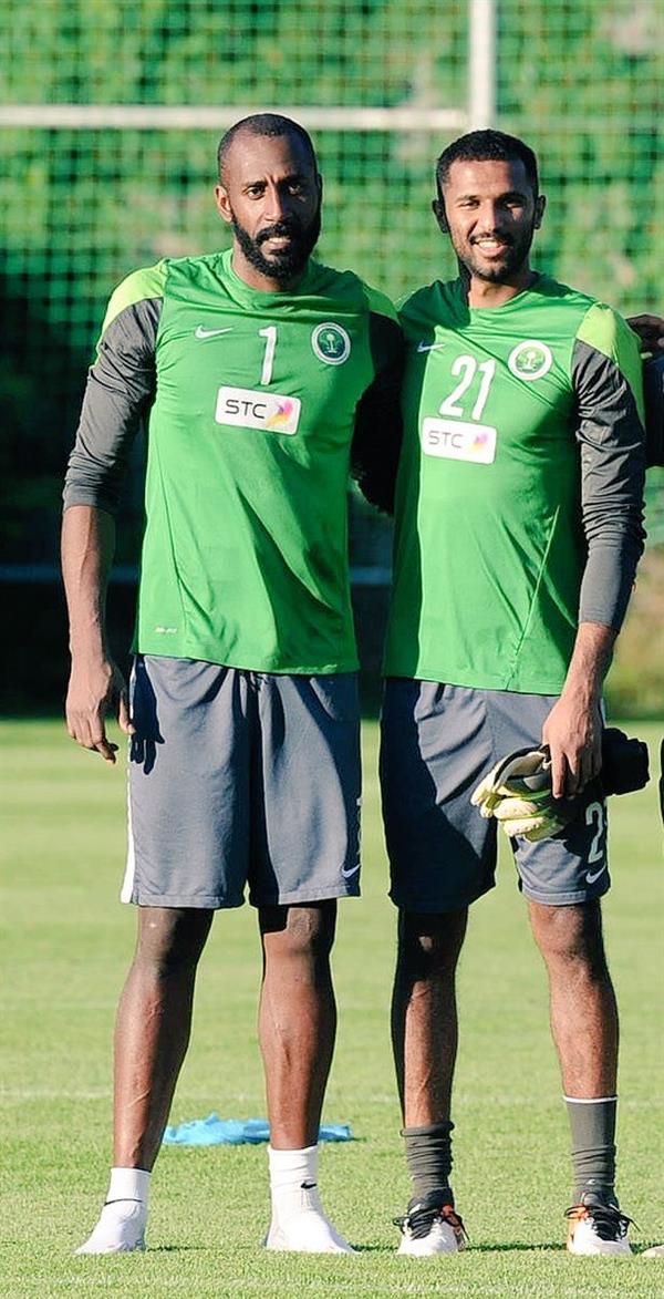 السعادة تغمر  حارس مرمى المنتخب السعودي بسبب ودية بلاده مع العراق