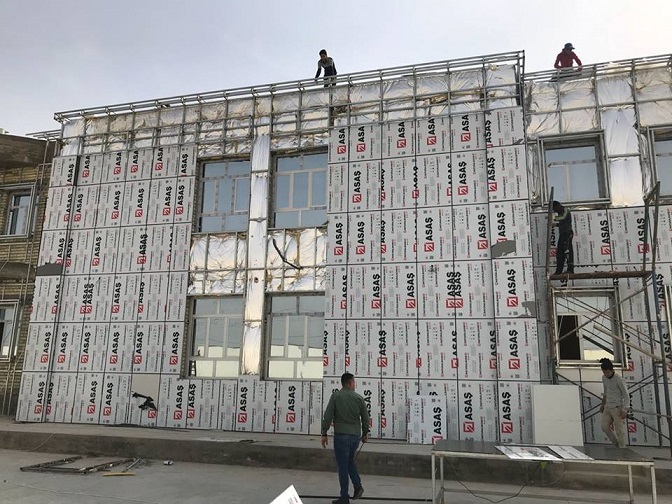 نسب أنجاز متقدمه في مشروع مكتب غاز كربلاء وبقيمة مليار دينار