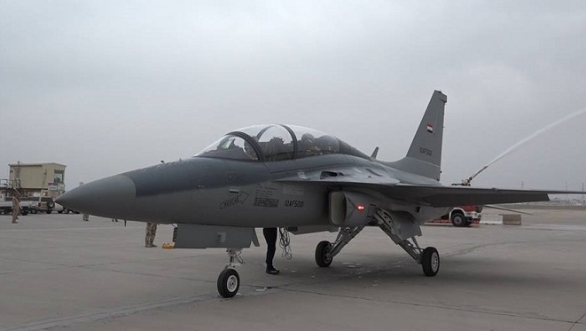 العراق يتسلم الدفعة الثالثة من طائرات T50 الكورية المقاتلة