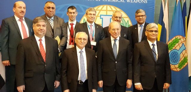 بالوثيقة.. منظمة حظر الاسلحة الكيميائية تمنح العراق شهادة رسمية بانهاء التزاماته الدولية