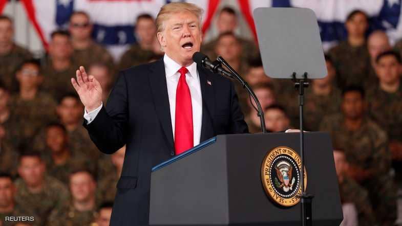 ترامب: إيران تقف خلف كل المشاكل في الشرق الأوسط