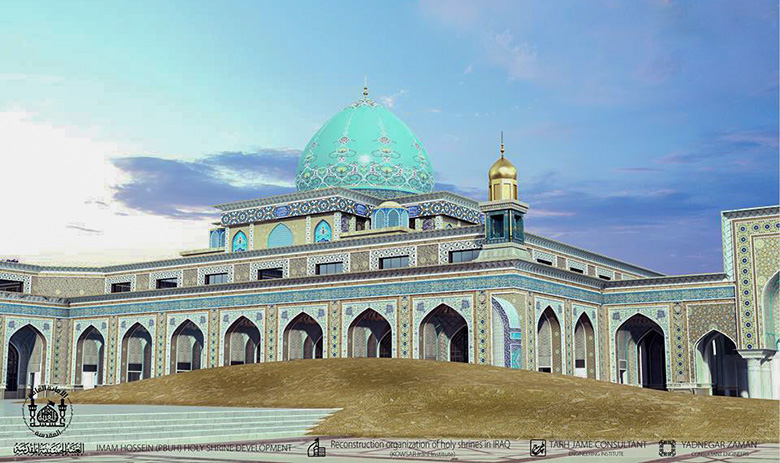 كربلاء:العتبة الحسينية تكشف بالارقام عن مساحة التل الزينبي وارتفاعه الجديد