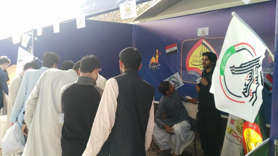 بالصور:ترحيب للواء علي الاكبر في باكستان