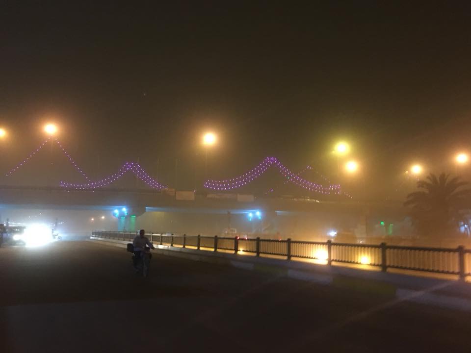 عاصفة ترابية تضرب مدينة كربلاء