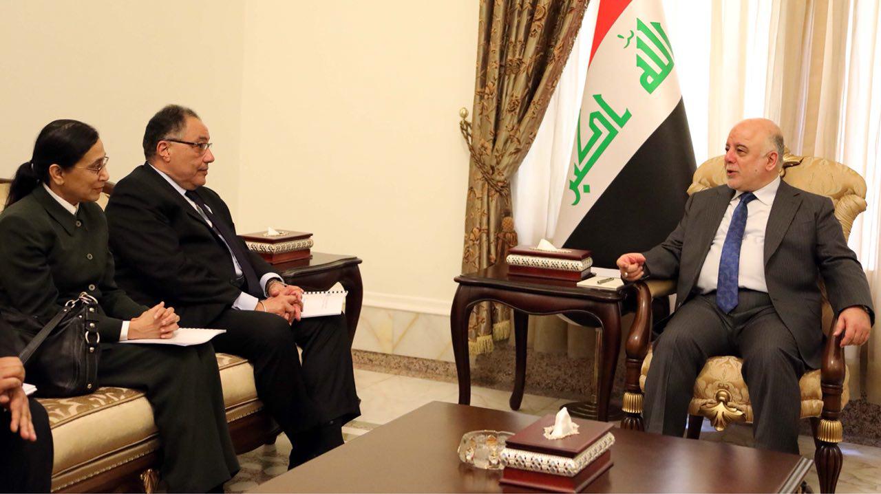 العبادي يؤكد للبنك الدولي ضرورة التركيز على هدف توفير فرص العمل للشباب العراقي