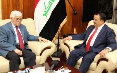 حسن العلوي يزور وزارة الدفاع