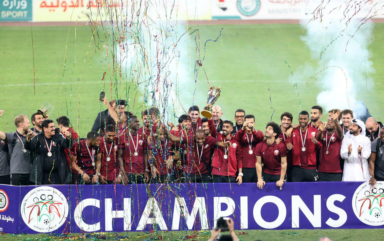 بالصور..  العراق يتعادل مع سوريا ويهدي لقب بطولة الصداقة لقطر