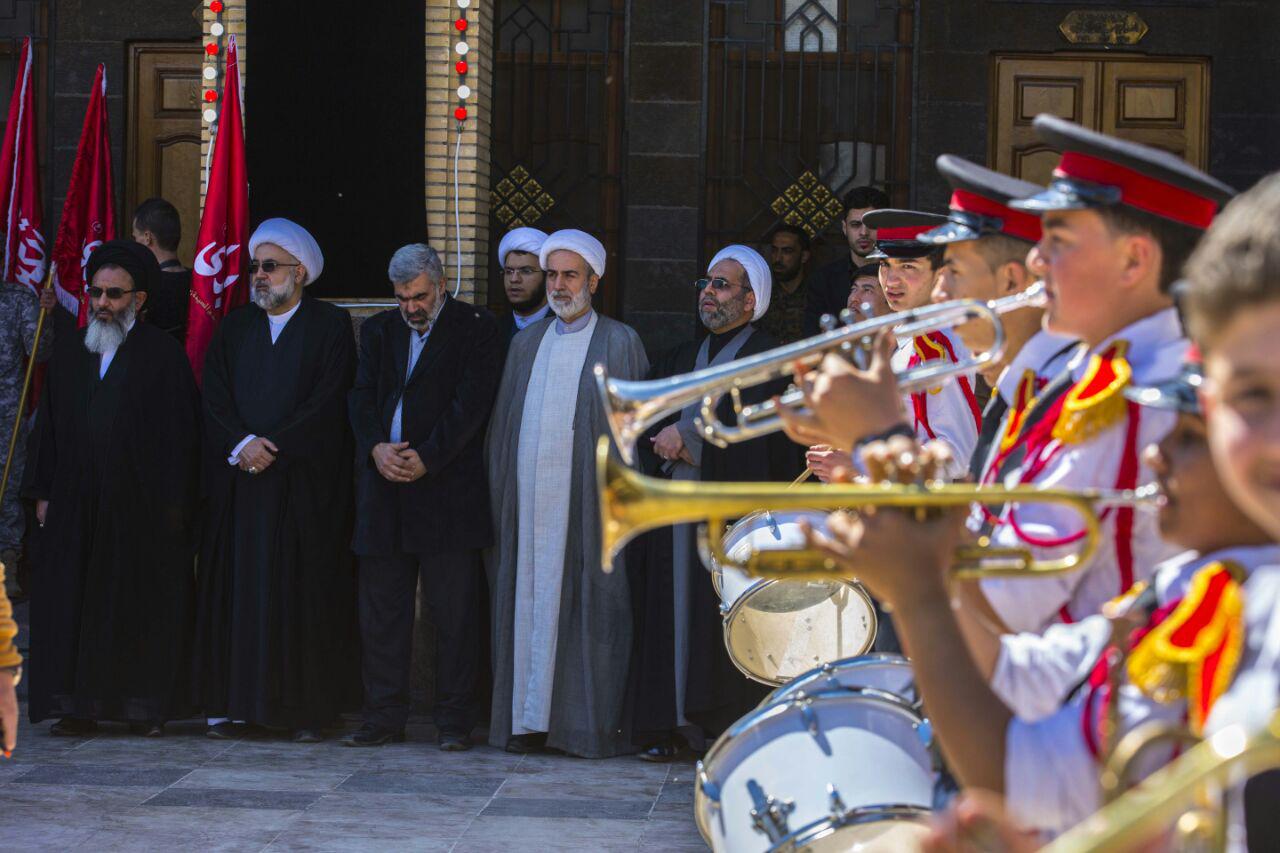 تقرير مصور.. تبديل راية حرم السيدة زينب (ع)