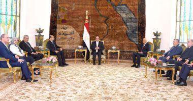 السيسي يؤكد للجبوري وقوف مصر مع العراق ومساندته على كافة المستويات