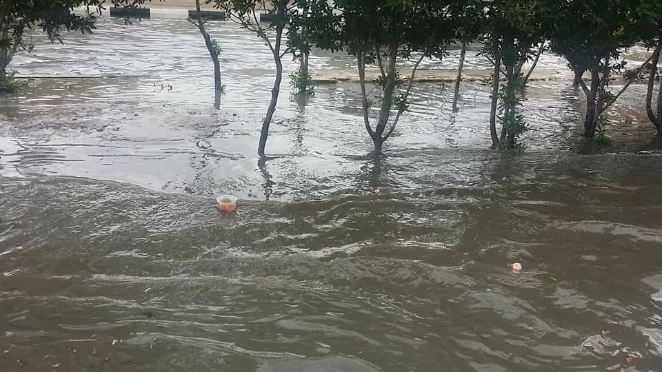 بالصور:الامطار تغرق شوارع مدينة السماوة
