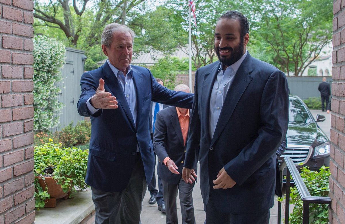 بالصور.. محمد بن سلمان في زيارة "غامضة" لرئيسين أمريكيين