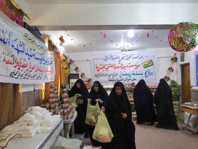 مؤسسة سيد الشهداء توزع سلة رمضان الغذائية على العوائل المتعففة في كربلاء والمحافظات المجاورة