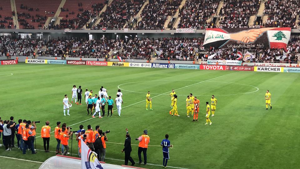 بالصور:العهد اللبناني يخطف نقطة ثمينة من الزوراء على ملعب كربلاء الدولي