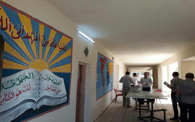 إعادة تأهيل 100 مدرسة متضررة نتيجة العمليات الارهابية في الفلوجة