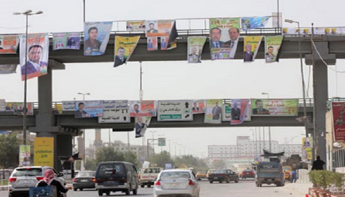 بلدية النجف : سنقوم بإزالة لوحات الدعاية الانتخابية المثبتة بالأرض