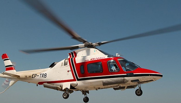 سقوط مروحية إيرانية في مياه الخليج وعلى متنها 5 ركاب